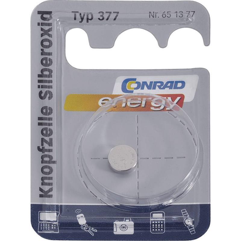 Baterija 377 AgO Conrad energy SR66 