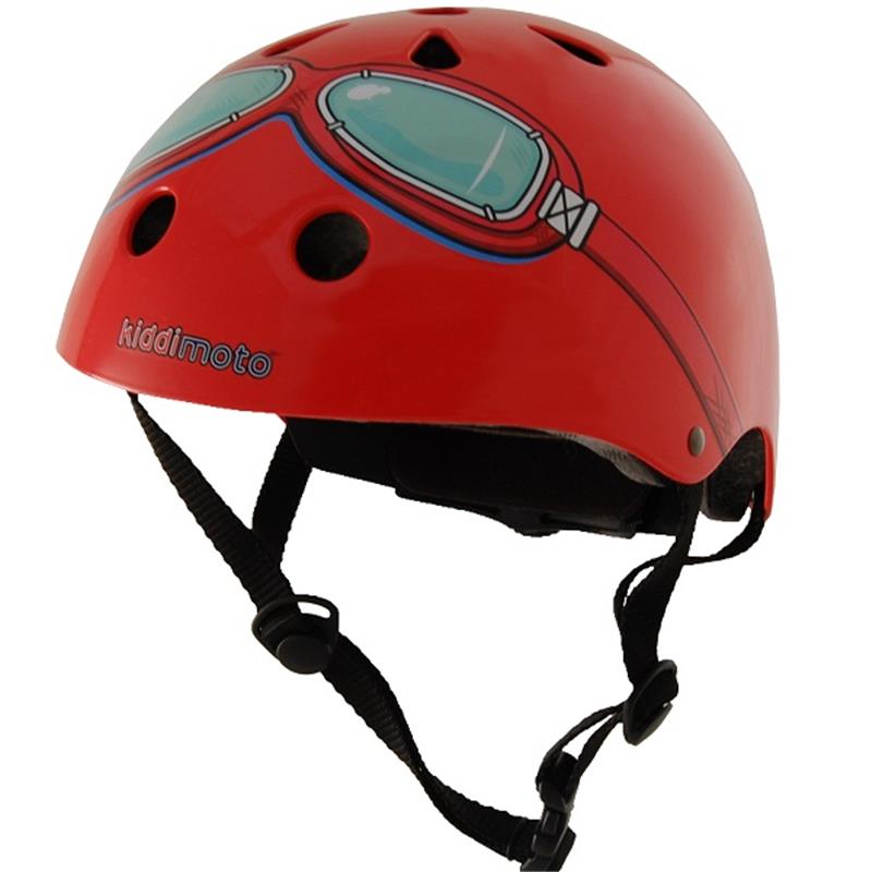 prosticas.si Otroška čelada Kiddimoto Red Goggle
