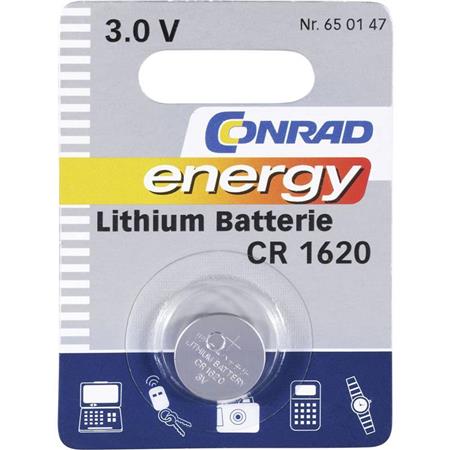 Baterija CR 1620 Li Conrad energy,CR1620