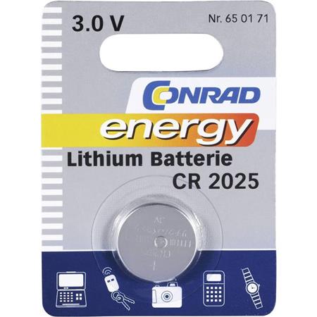 Baterija CR 2025 Li Conrad energy, CR202