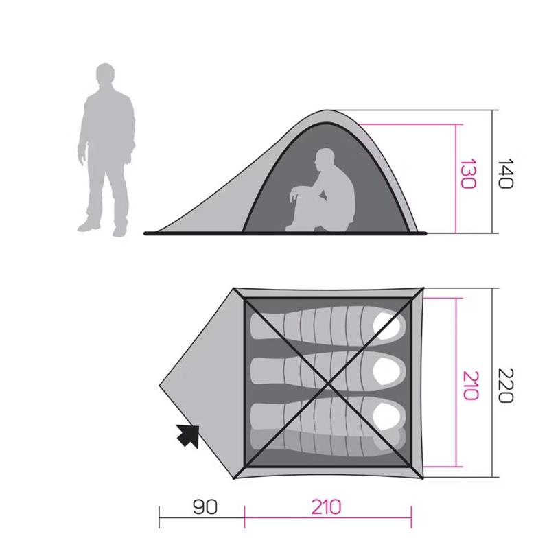 Šotor Hannah Tycoon 4