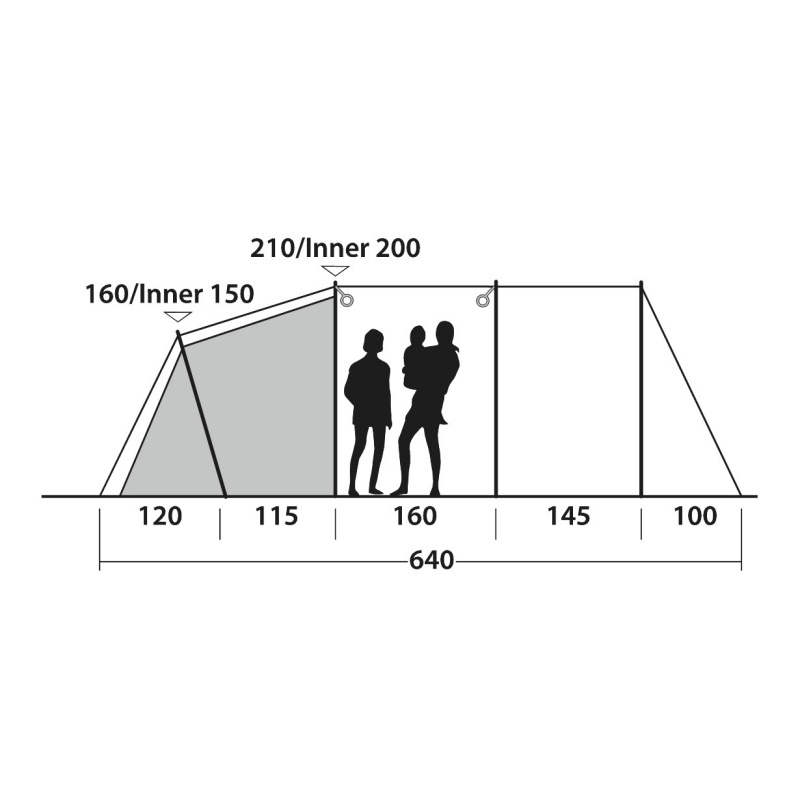 Šotor Outwell Norwood 6