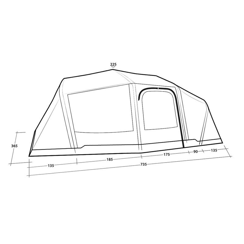 Šotor Outwell Hartford 6 Air