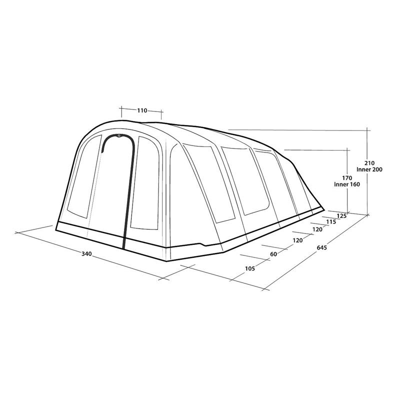 Šotor Outwell Tennessee 5 Air