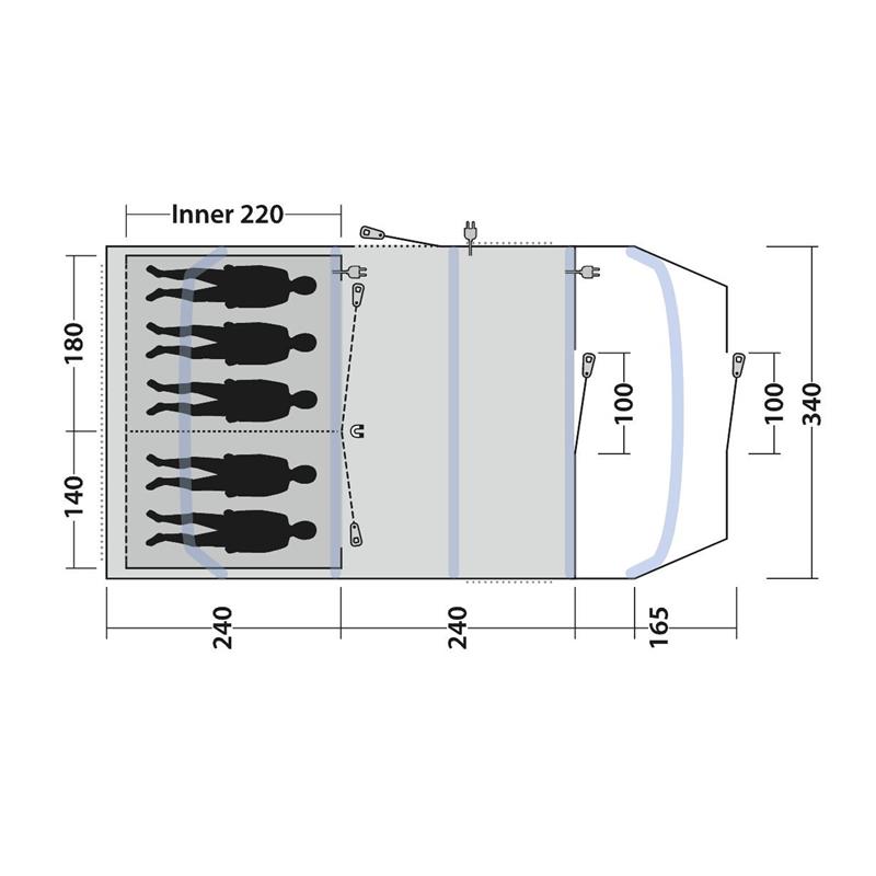 Šotor Outwell Tennessee 5 Air