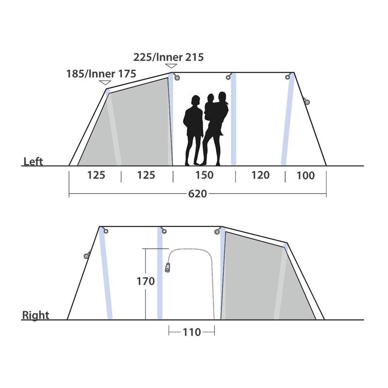 Šotor Outwell Montana 6 Air