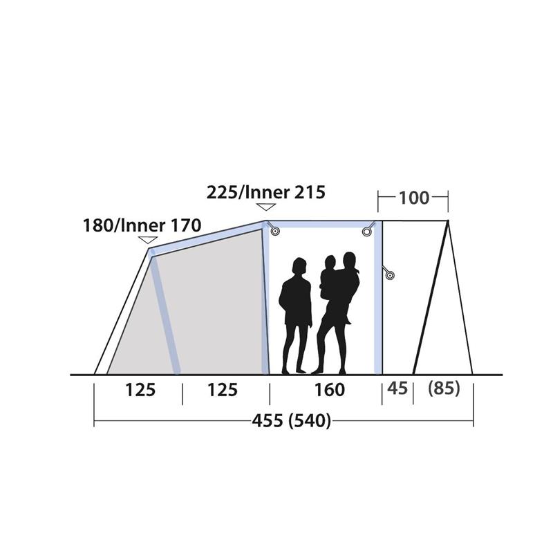 Šotor Outwell Nashville 5 Air TC