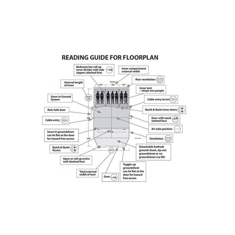 Šotor Outwell Michigan 4 Air
