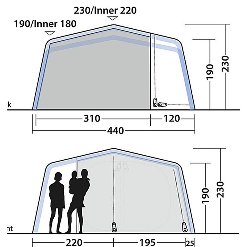 Šotor Outwell Maryland 5 Air