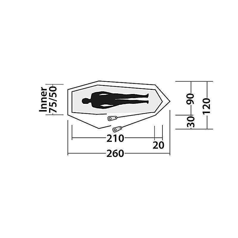 Šotor Easy Camp Geminga 100 Compact