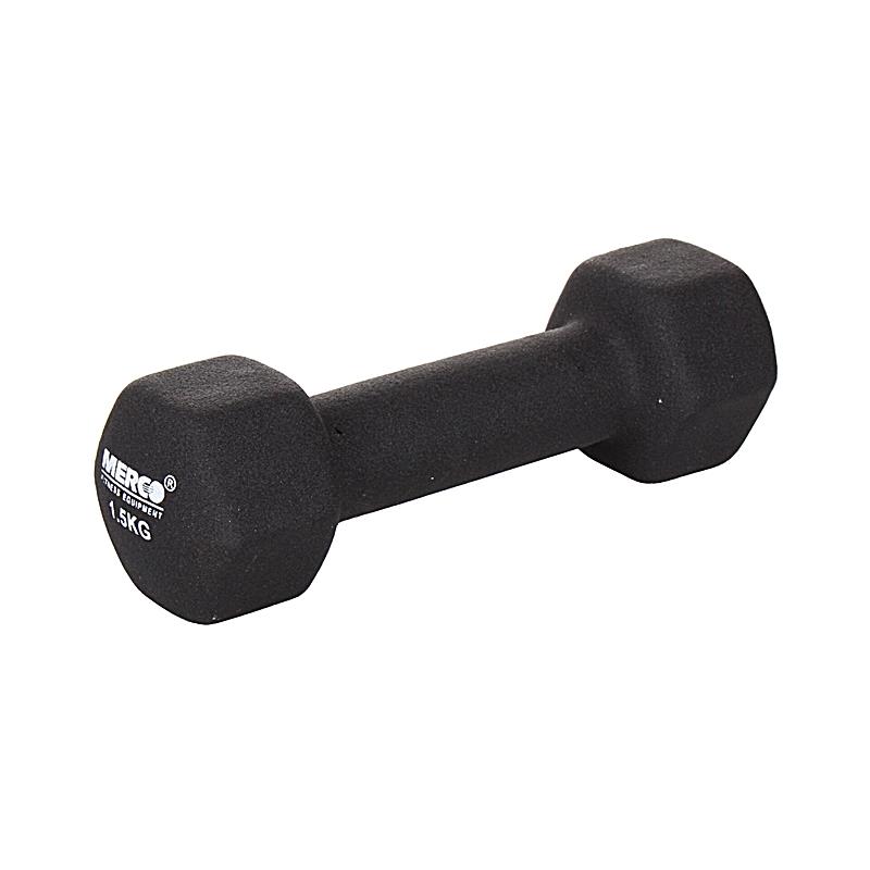 Neoprenska dumbbell utež Merco 1,5 kg