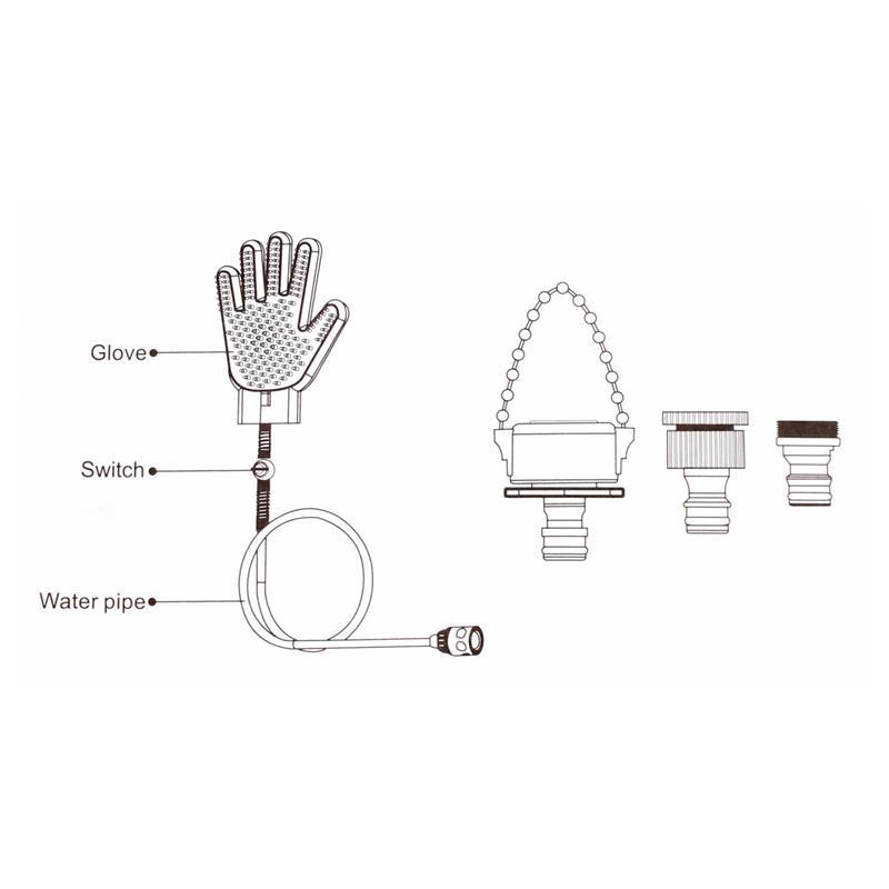 Vodna rokavica za pse Merco Aquahand