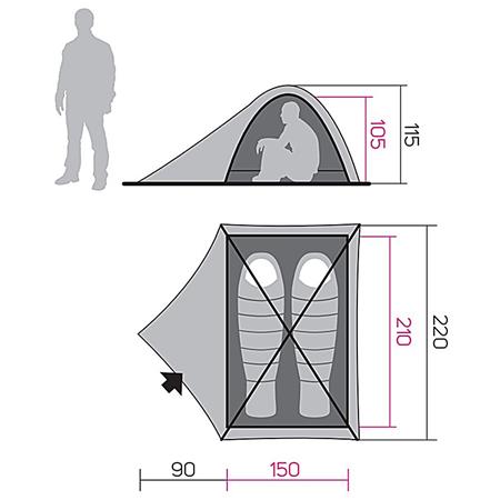 Šotor Hannah Tycoon 2