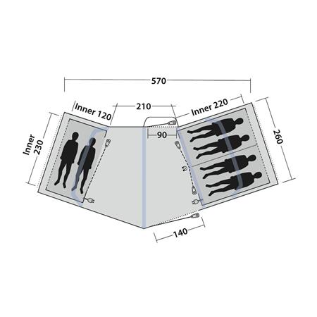 Šotor Outwell Hartford 6 Air