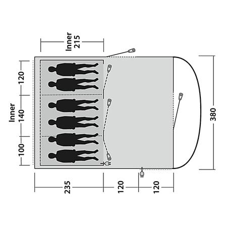 Šotor Outwell Sky 6