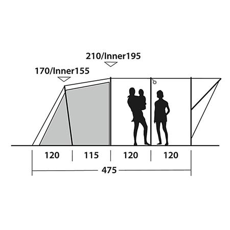 Šotor Outwell Sky 6