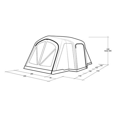 Šotor Outwell Smart Air Montana 6SA