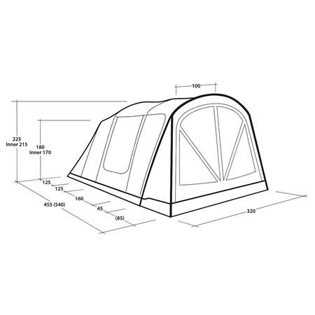 Šotor Outwell Nashville 5 Air TC