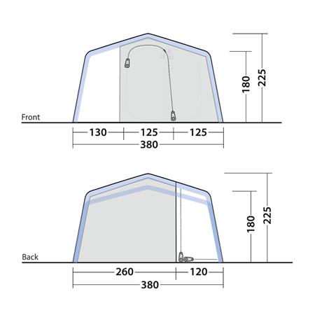 Šotor Outwell Michigan 4 Air