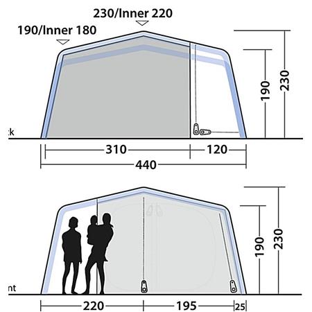 Šotor Outwell Maryland 5 Air