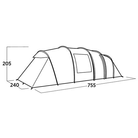 Šotor Easy Camp Leka Twin 8