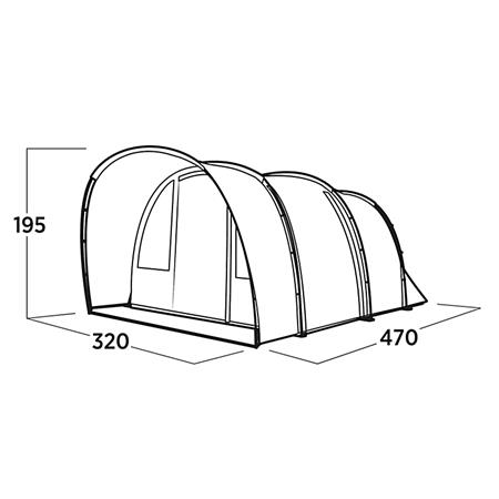 Šotor Easy Camp Skarvan 5