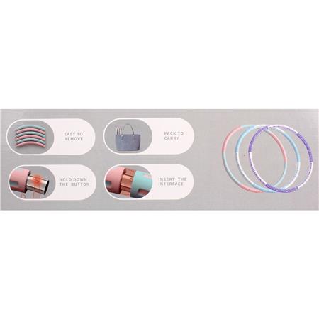 Obroč Hula Hoop Merco Foam, 82cm