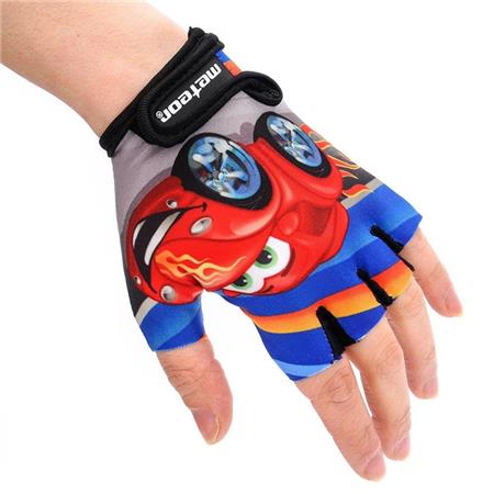 Kolesarske rokavice Meteor Kids Auto