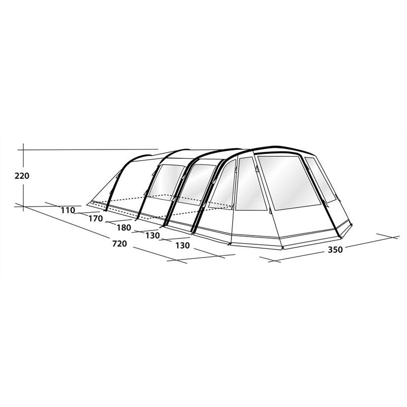 Šotor Outwell Air Comfort Penticton 5AC