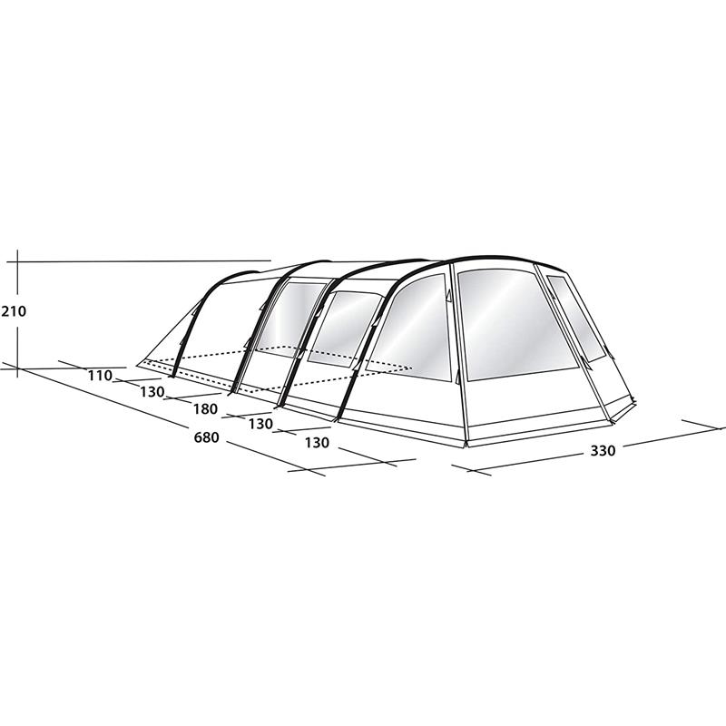 Šotor Outwell Holidaymaker 500