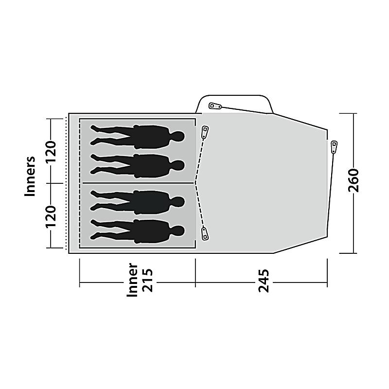 Šotor Outwell Springwood 4SG