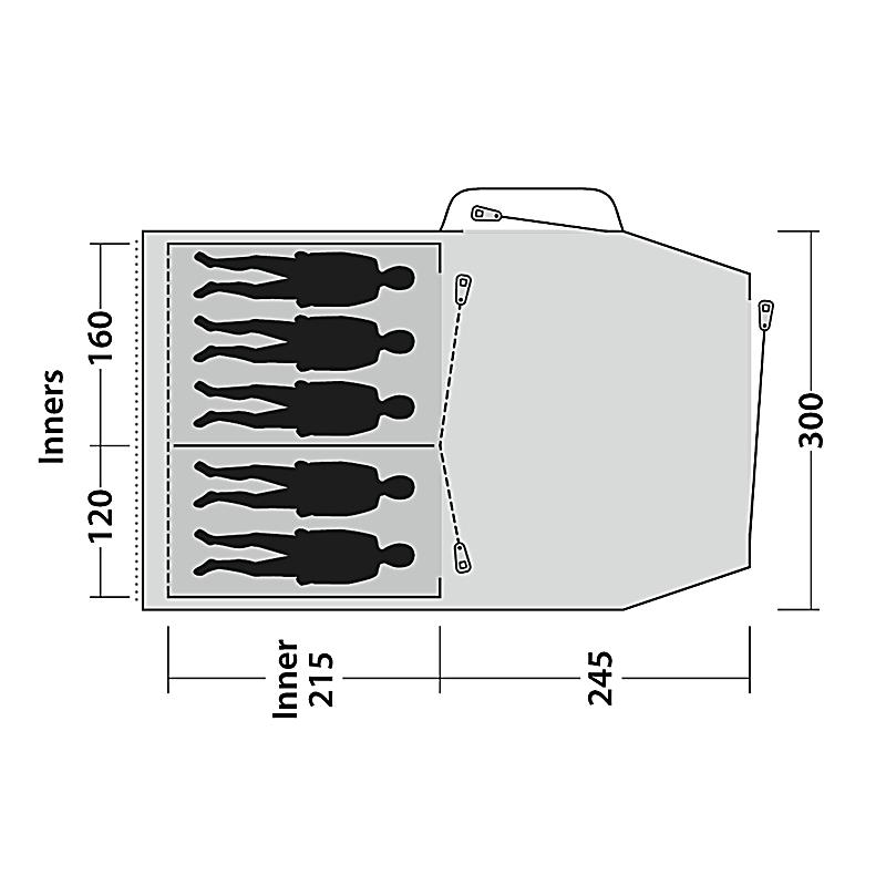 Šotor Outwell Springwood 5SG