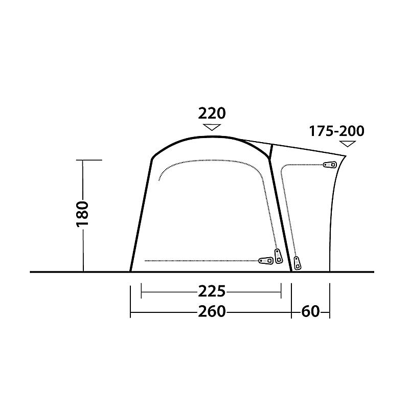 Tenda Outwell Milestone Lux