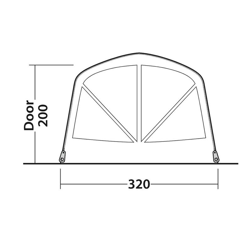 Šotor Outwell Nashville 5 Air TC