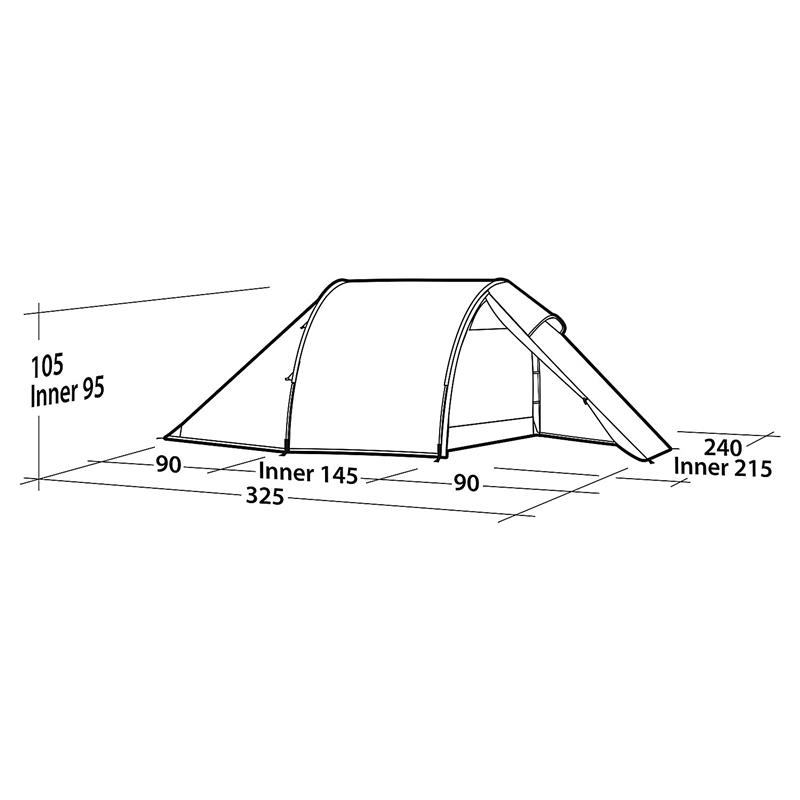 Šotor Easy Camp Vega 300 Compact