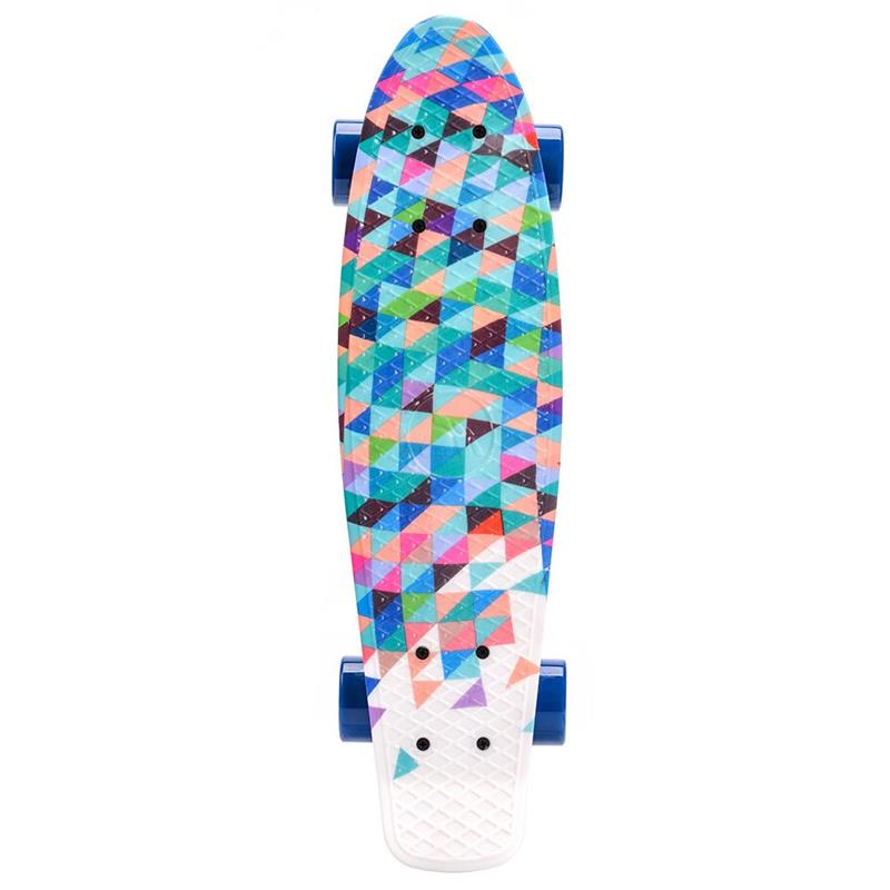 Skateboard Meteor Geometric