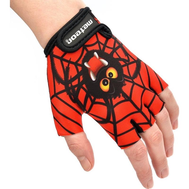 Kolesarske rokavice Meteor Kids Spider  