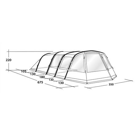 Šotor Outwell Air Polyester Edmonds 5A  