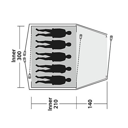 Šotor Outwell Cloud 5