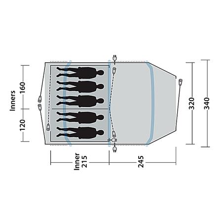 Šotor Outwell Starhill 5A