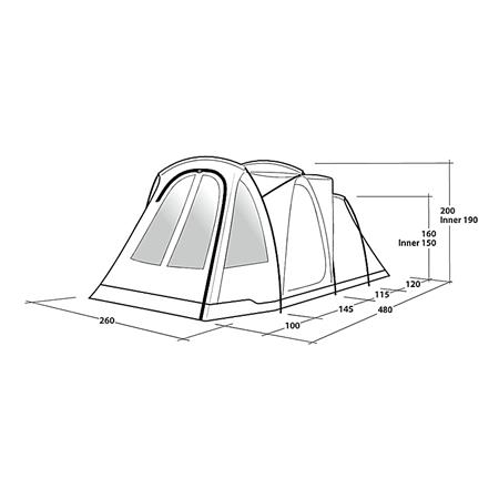 Šotor Outwell Springwood 4SG