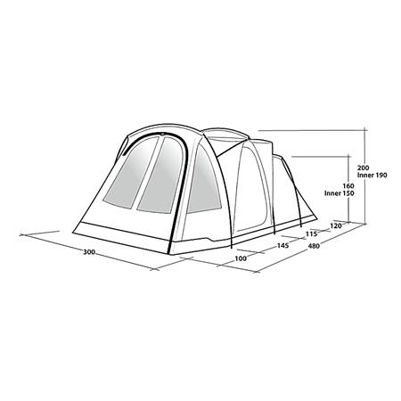 Šotor Outwell Springwood 5SG