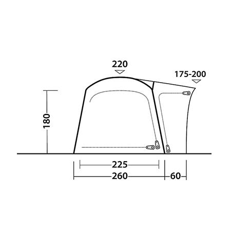 Tenda Outwell Milestone Lux