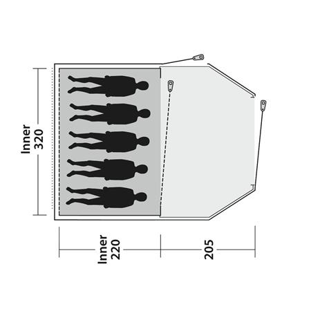 Šotor Outwell Earth 5 Plus