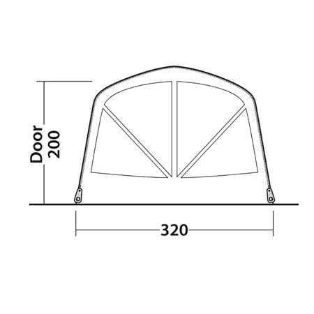 Šotor Outwell Nashville 5 Air TC