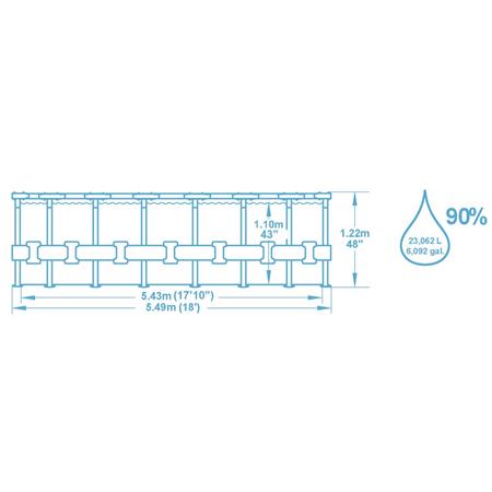 Bazen Bestway Steel Pro Max