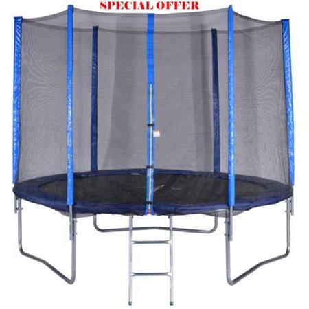 Trampolin, mreža, lestev Spartan 305 cm