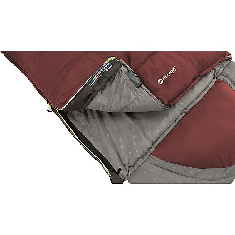 Spalna vreča Outwell Contour Lux Red L