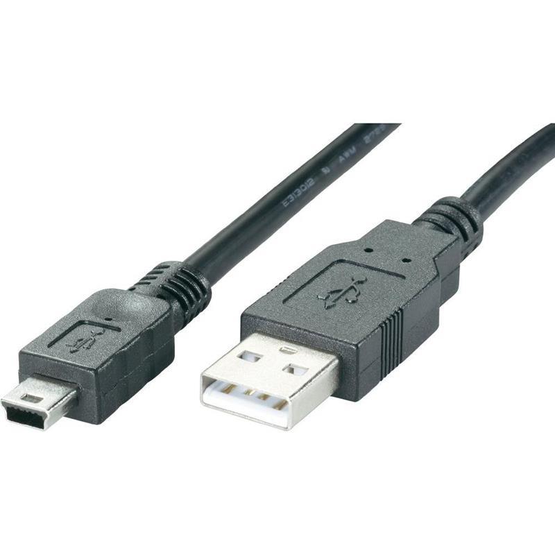 Kabel USB 2.0 tipa A/mini B Conrad, 0,15