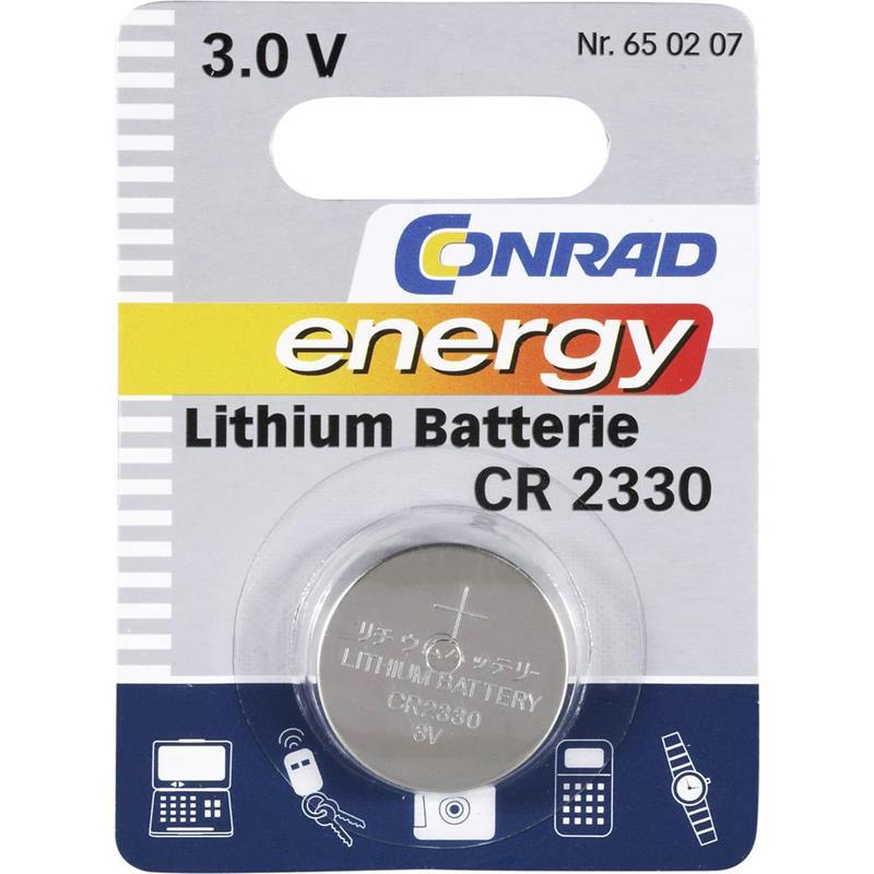 Baterija CR 2330 Li Conrad energy, CR233